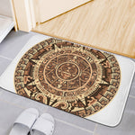 Tribal Maya Calendar Print Indoor Door Mat