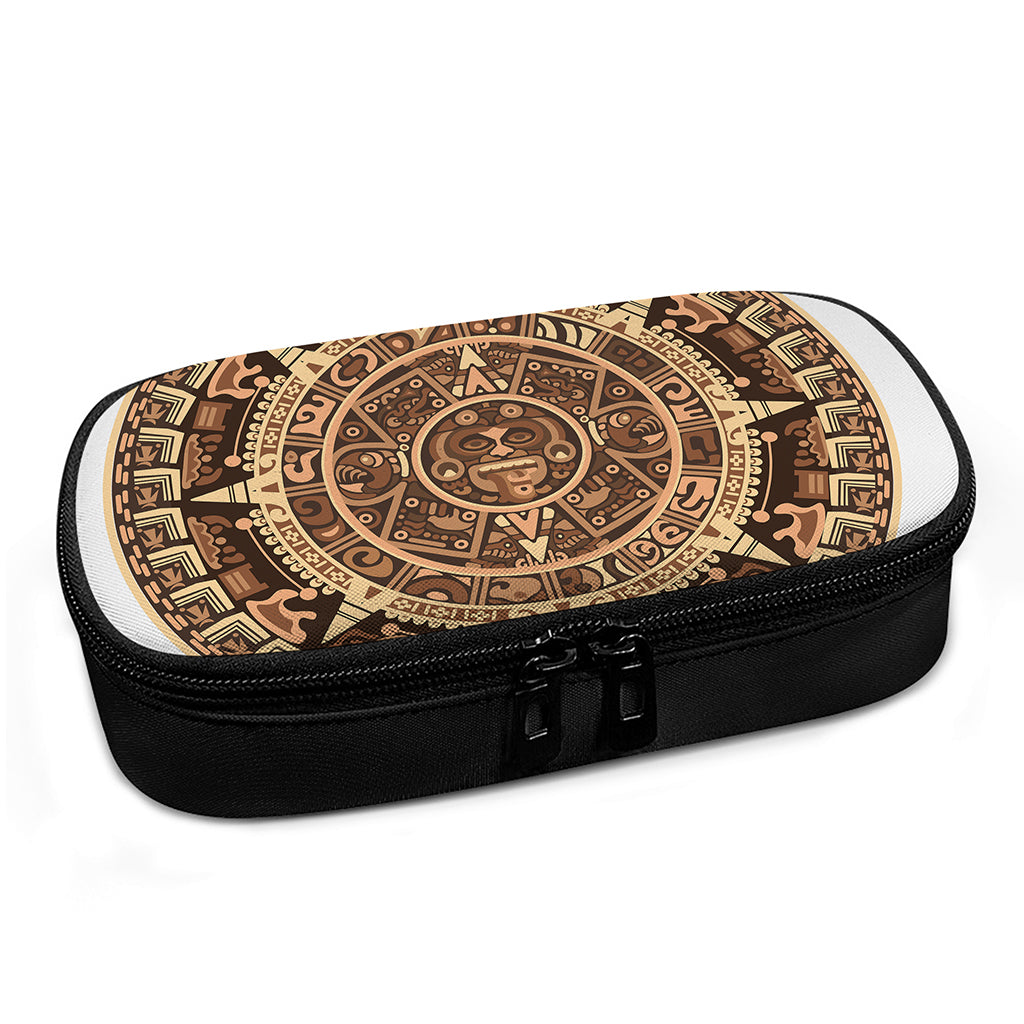 Tribal Maya Calendar Print Insulin Cooler Travel Case