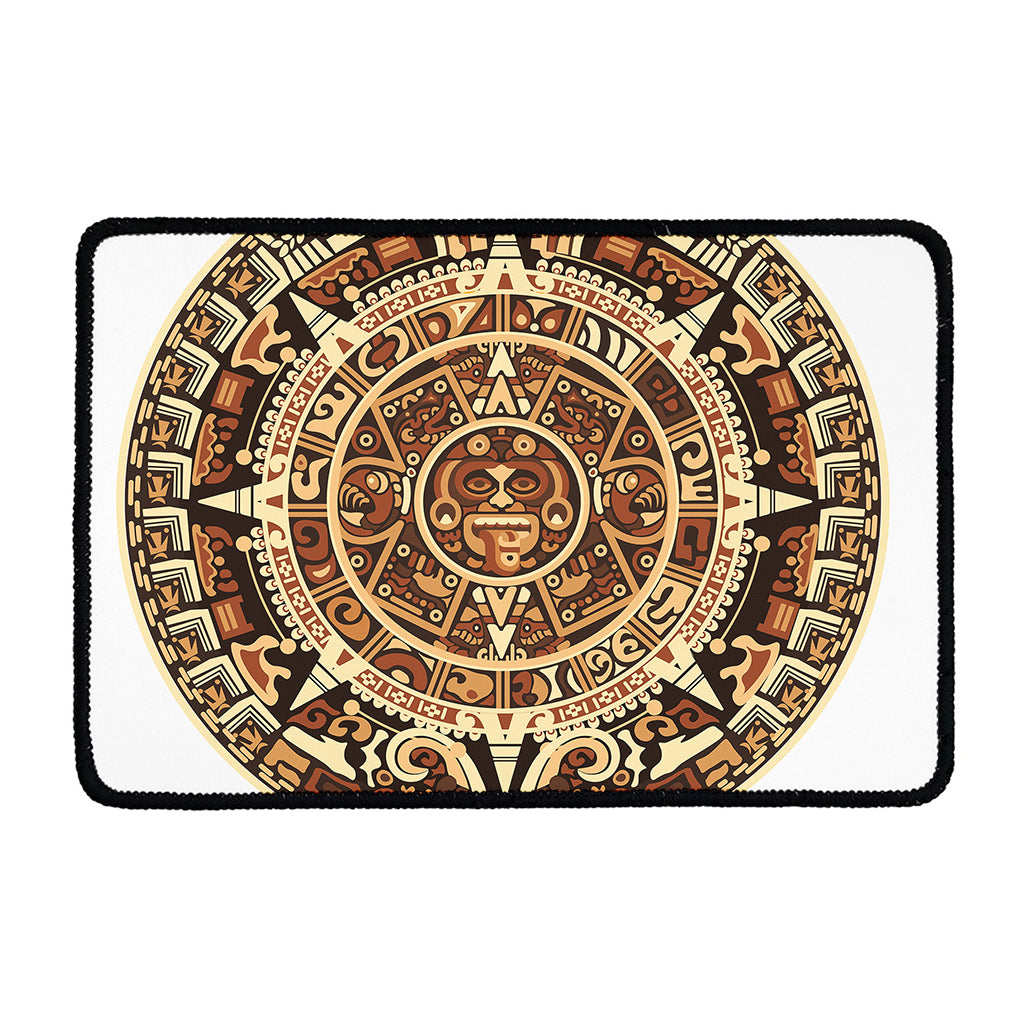 Tribal Maya Calendar Print Kitchen Mat