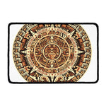 Tribal Maya Calendar Print Kitchen Mat
