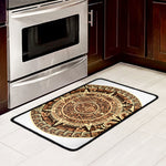 Tribal Maya Calendar Print Kitchen Mat
