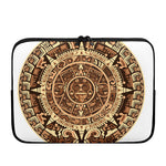 Tribal Maya Calendar Print Laptop Sleeve