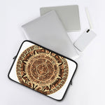 Tribal Maya Calendar Print Laptop Sleeve