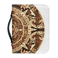 Tribal Maya Calendar Print Leather Bible Cover