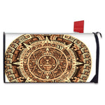 Tribal Maya Calendar Print Mailbox Cover