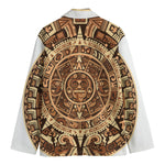 Tribal Maya Calendar Print Men's Blazer