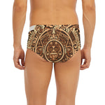 Tribal Maya Calendar Print Men's Briefs