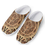 Tribal Maya Calendar Print Mesh Casual Shoes