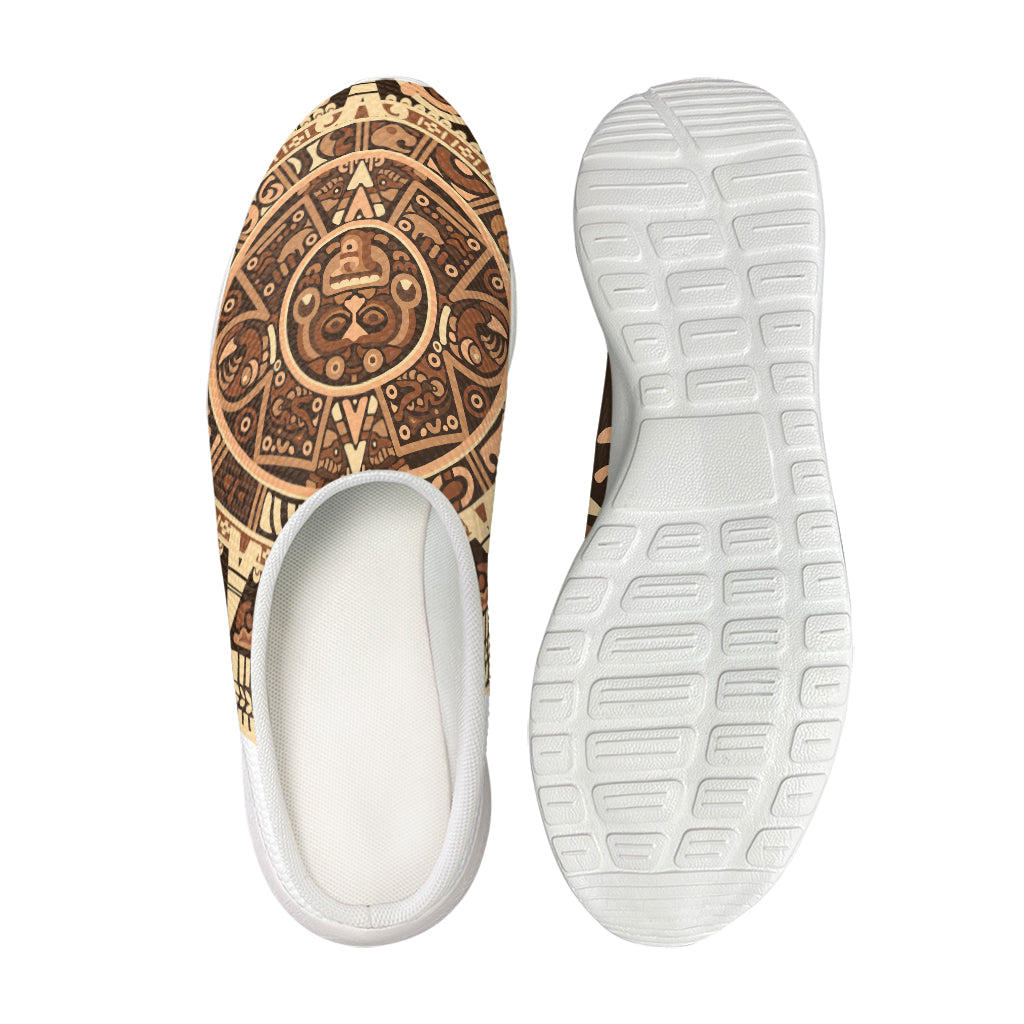 Tribal Maya Calendar Print Mesh Casual Shoes