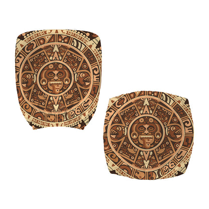 Tribal Maya Calendar Print Office Chair Cover