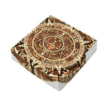 Tribal Maya Calendar Print Outdoor Seat Cushion Cover