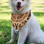 Tribal Maya Calendar Print Over The Collar Dog Bandana