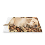 Tribal Maya Calendar Print Pet Cooling Mat Cover