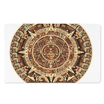 Tribal Maya Calendar Print Polyester Doormat