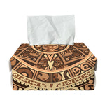 Tribal Maya Calendar Print Rectangle Tissue Box Cover