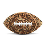 Tribal Maya Calendar Print Rugby Ball