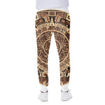 Tribal Maya Calendar Print Scuba Joggers