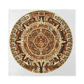 Tribal Maya Calendar Print Silk Bandana