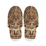 Tribal Maya Calendar Print Slippers