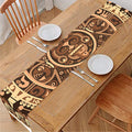 Tribal Maya Calendar Print Table Runner