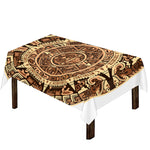Tribal Maya Calendar Print Tablecloth