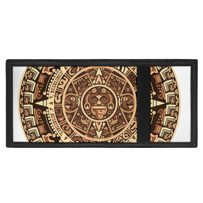 Tribal Maya Calendar Print Trifold Wallet