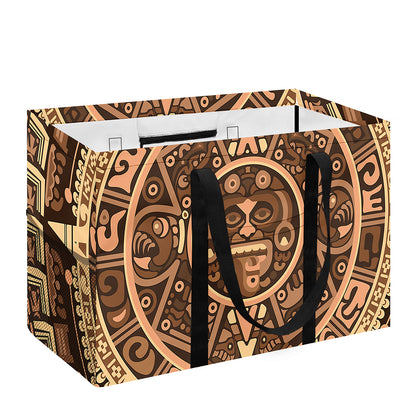 Tribal Maya Calendar Print Utility Tote Bag