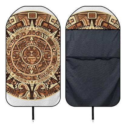 Tribal Maya Calendar Print Waterproof Car Seat Cover