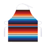 Tribal Mexican Blanket Pattern Print Adjustable Apron
