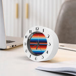 Tribal Mexican Blanket Pattern Print Alarm Clock