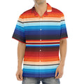Tribal Mexican Blanket Pattern Print Aloha Shirt