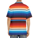 Tribal Mexican Blanket Pattern Print Aloha Shirt