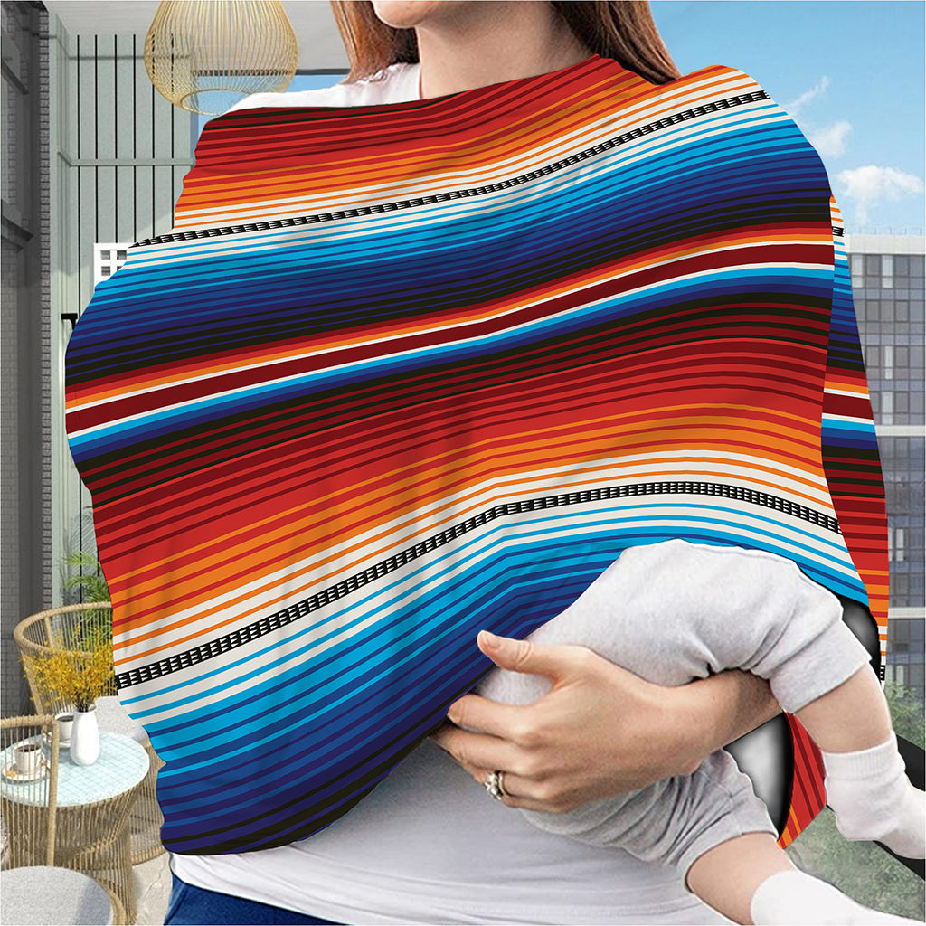 Tribal Mexican Blanket Pattern Print Baby Seat Cover