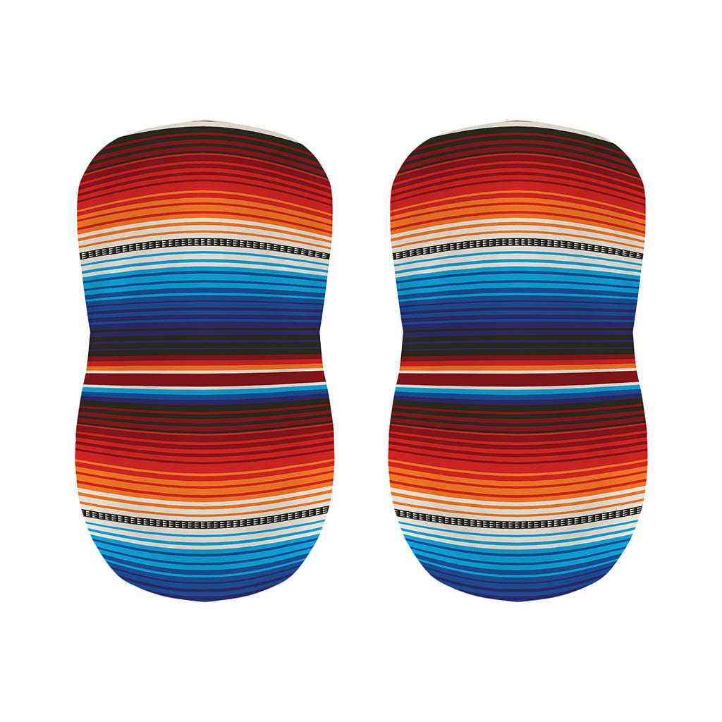 Tribal Mexican Blanket Pattern Print Bar Stool Covers