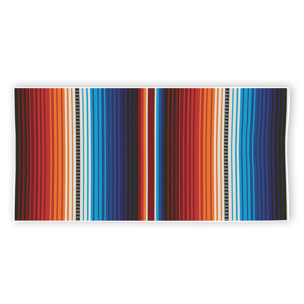 Tribal Mexican Blanket Pattern Print Beach Towel