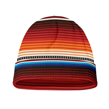 Tribal Mexican Blanket Pattern Print Beanie