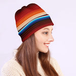 Tribal Mexican Blanket Pattern Print Beanie