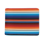 Tribal Mexican Blanket Pattern Print Bifold Wallet