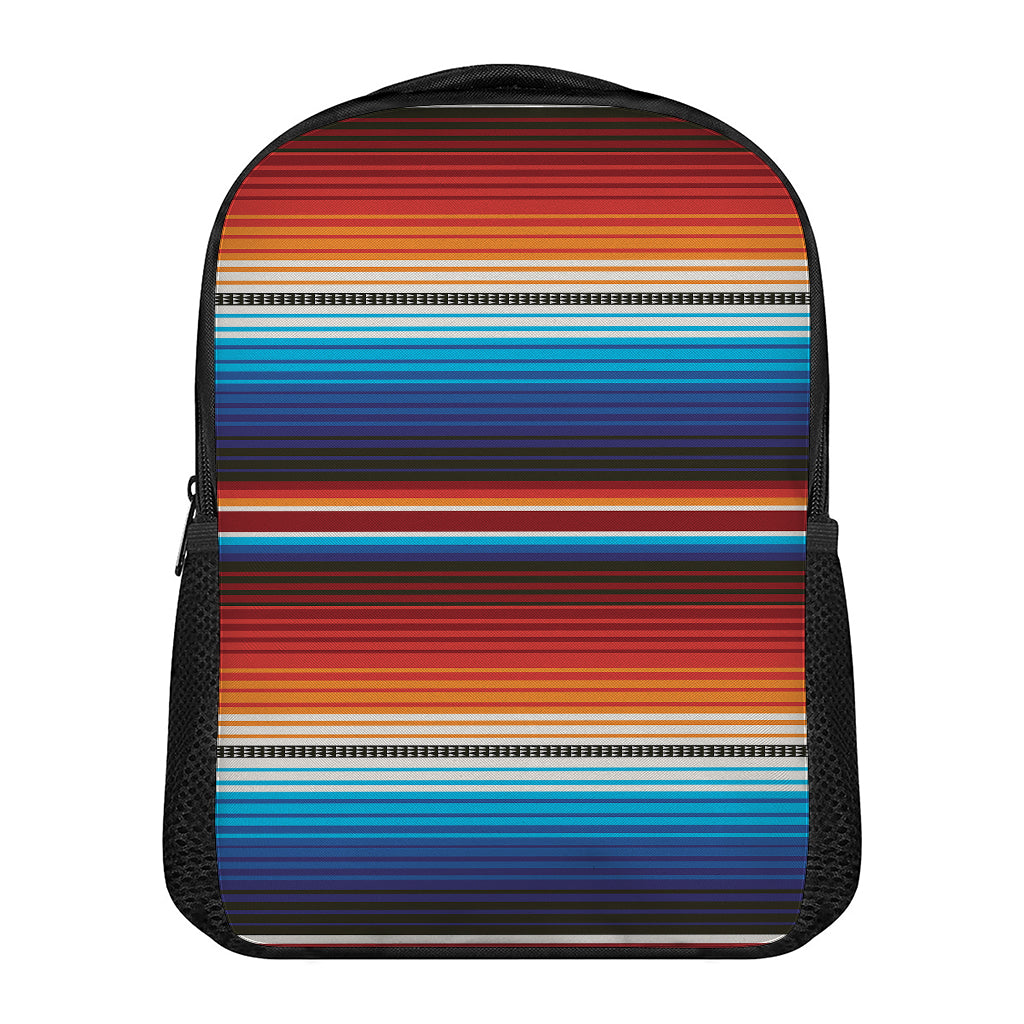 Tribal Mexican Blanket Pattern Print Casual Backpack