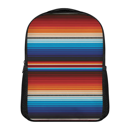 Tribal Mexican Blanket Pattern Print Casual Backpack