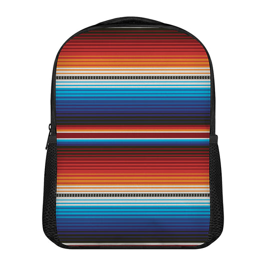 Tribal Mexican Blanket Pattern Print Casual Backpack