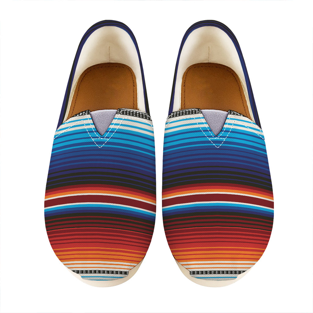 Tribal Mexican Blanket Pattern Print Casual Shoes