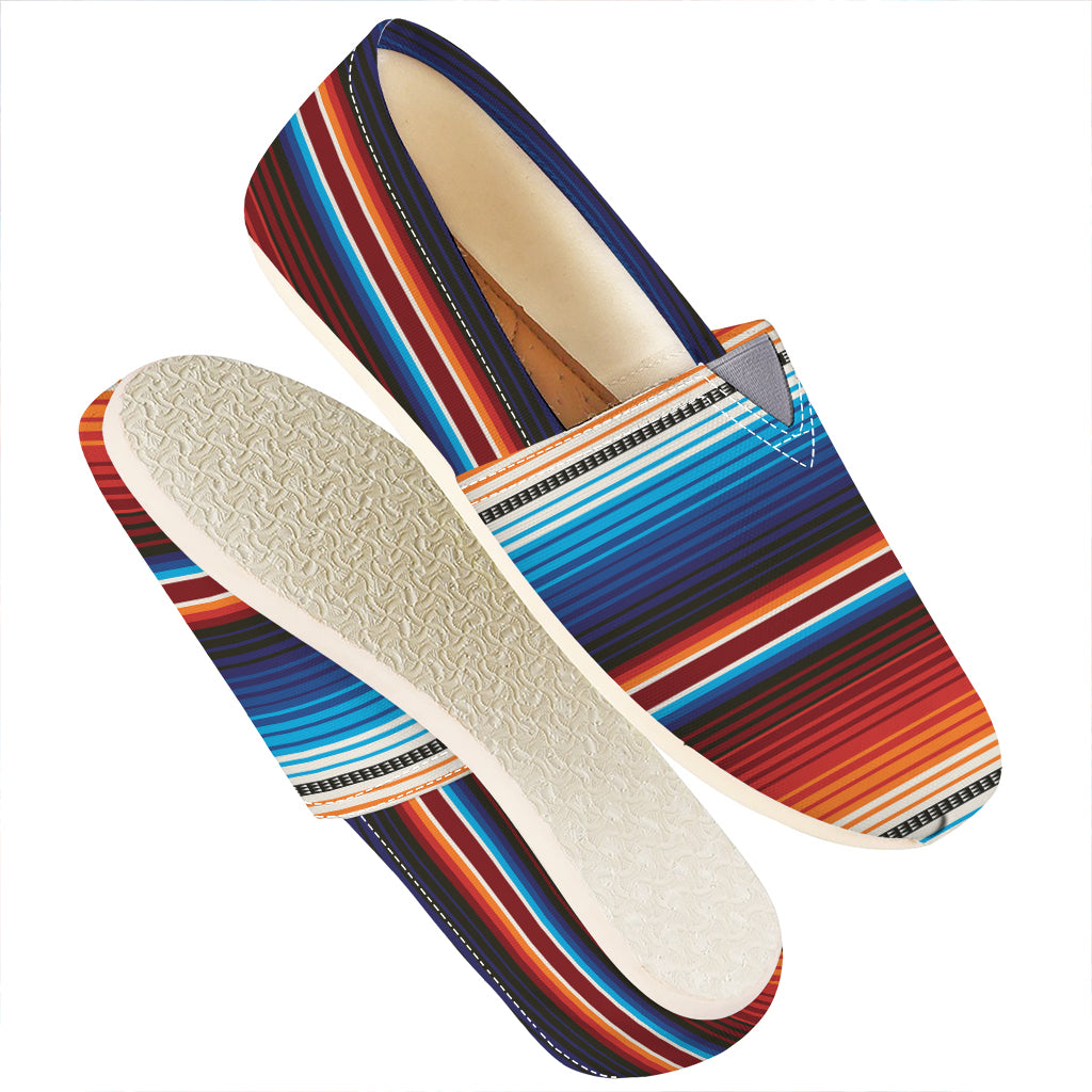 Tribal Mexican Blanket Pattern Print Casual Shoes