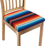 Tribal Mexican Blanket Pattern Print Chair Cushion Cover