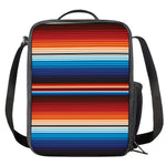 Tribal Mexican Blanket Pattern Print Crossbody Lunch Bag