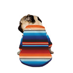 Tribal Mexican Blanket Pattern Print Dog Zip Up Jacket