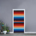 Tribal Mexican Blanket Pattern Print Door Sticker