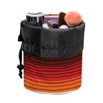 Tribal Mexican Blanket Pattern Print Drawstring Makeup Bag