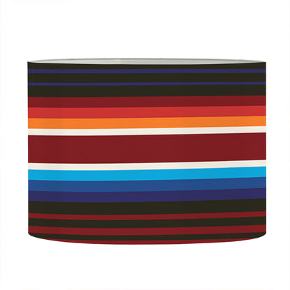 Tribal Mexican Blanket Pattern Print Drum Lamp Shade