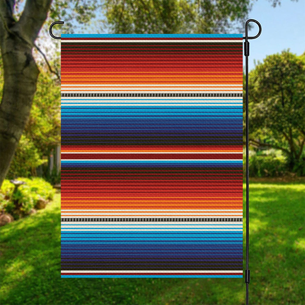 Tribal Mexican Blanket Pattern Print Garden Flag